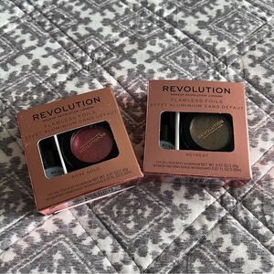 Makeup Revolution Flawless Foils Metallic Eyeshadow Set Rose Gold Retreat